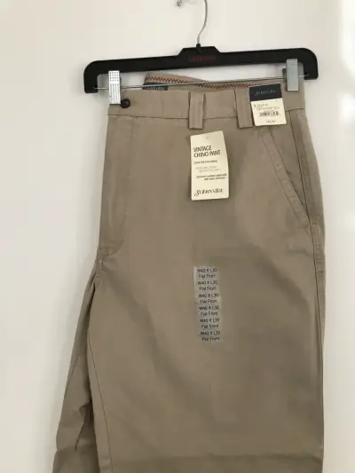 Pantalones chinos vintage St. John's Bay beige - miniatura 1