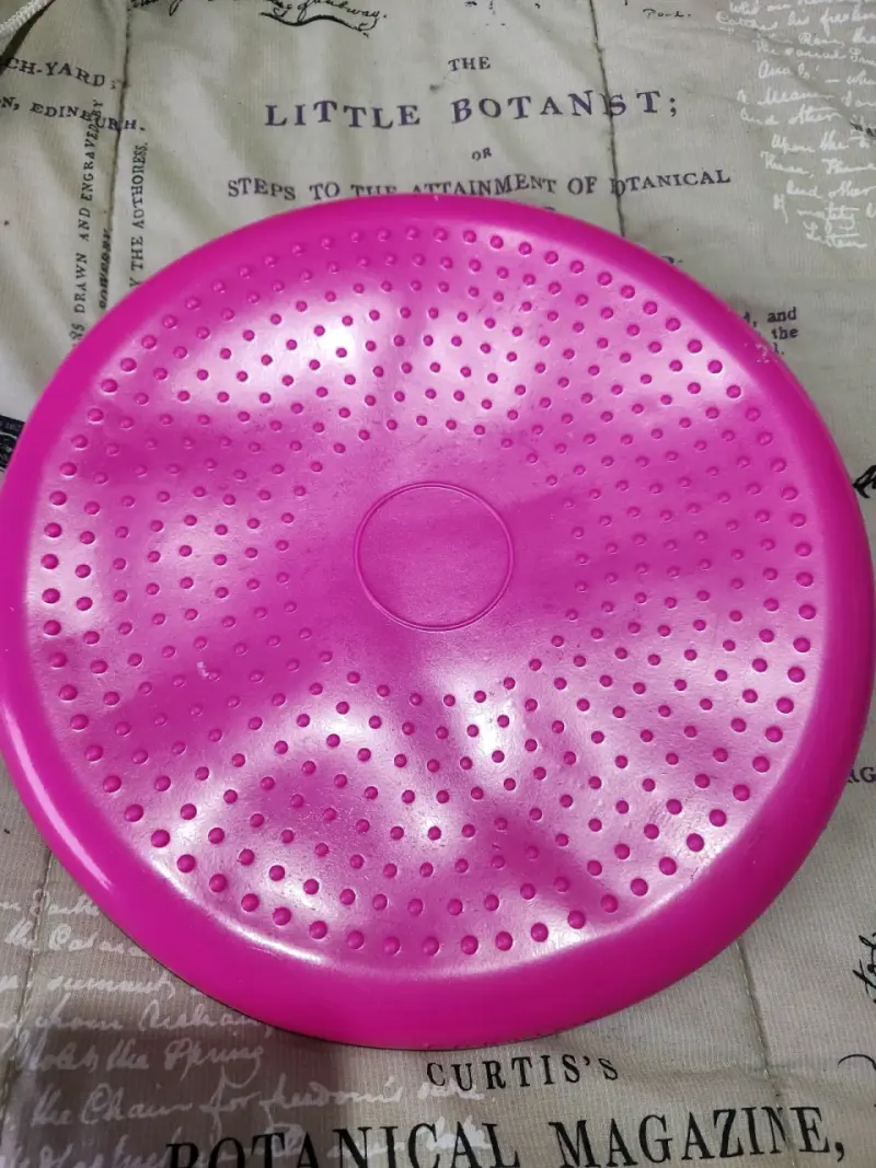 Cojín de equilibrio inflable rosa - 2