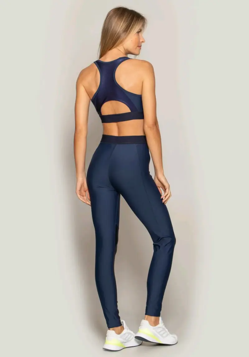 OFERTA Leggings deportivos azul marino Run More - 4