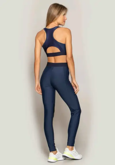 OFERTA Leggings deportivos azul marino Run More - miniatura 4