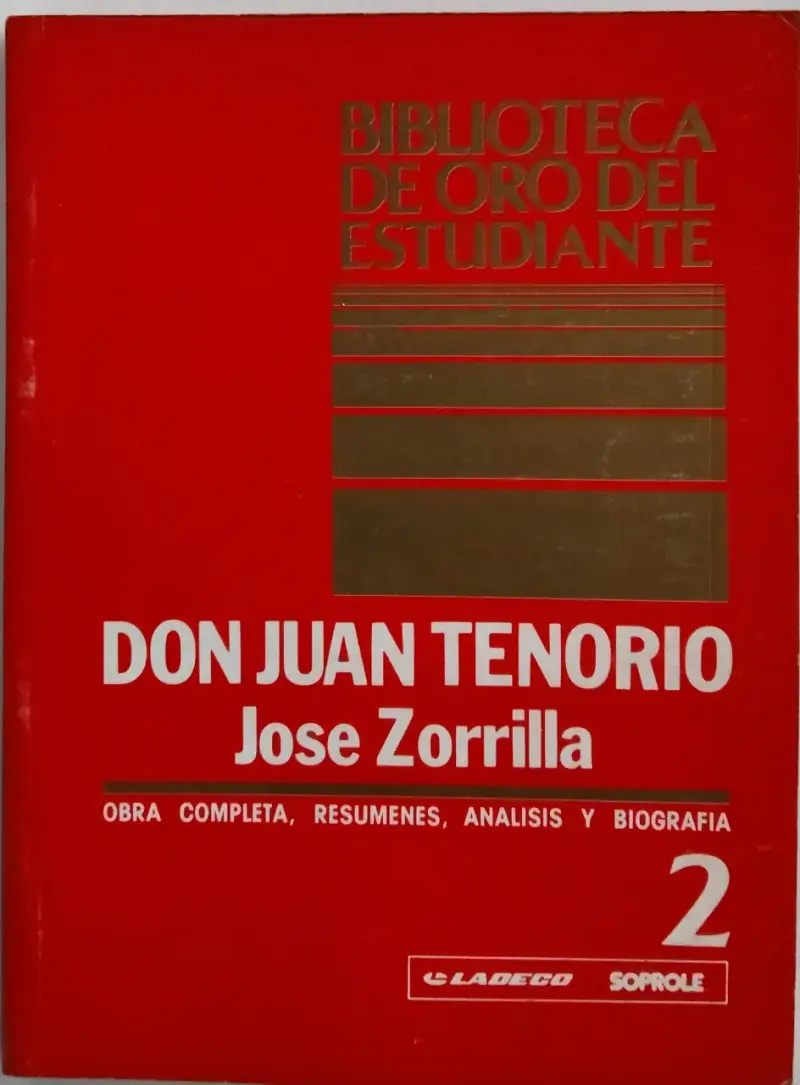 Libro Don Juan Tenorio de José Zorrilla - 1