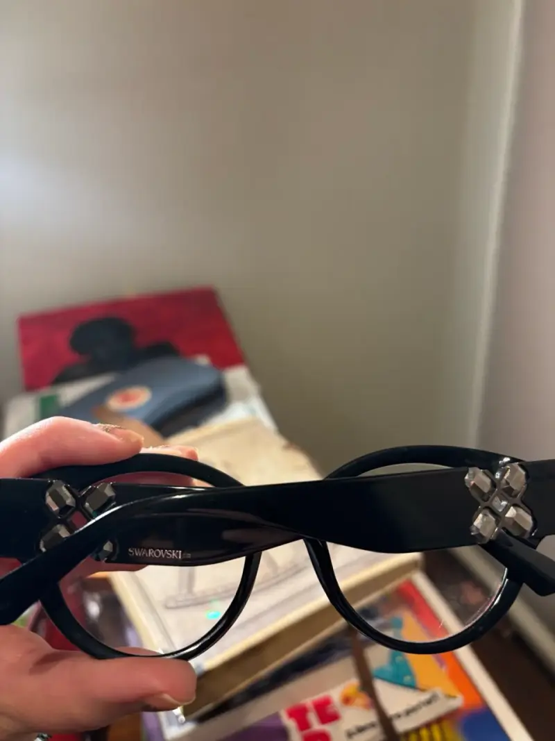 Gafas de lectura negras Swarovski - 4