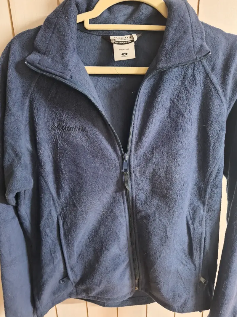 Chaqueta polar Columbia azul marino mujer