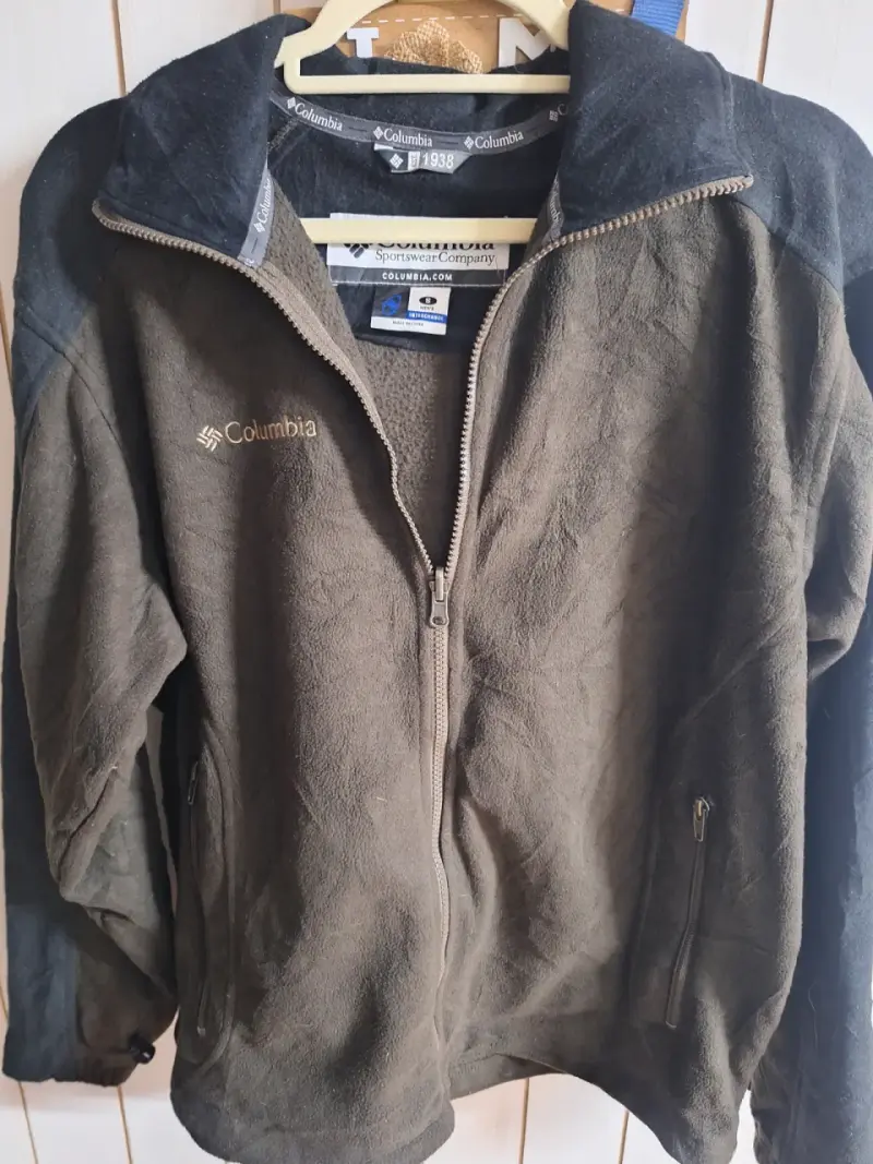 Chaqueta polar Columbia verde oliva hombre