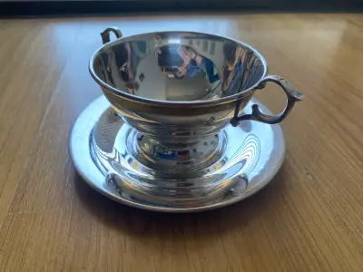 Juego de copas de plata con platos - miniatura 2