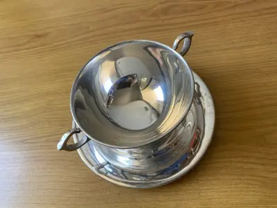 Juego de copas de plata con platos - miniatura 3