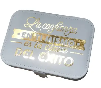 Joyero organizador con frase motivacional - miniatura 1