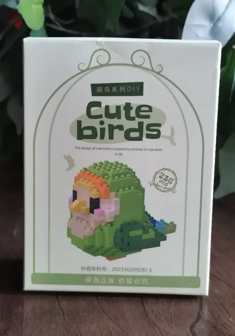 Set de bloques DIY Cute Birds 236 piezas