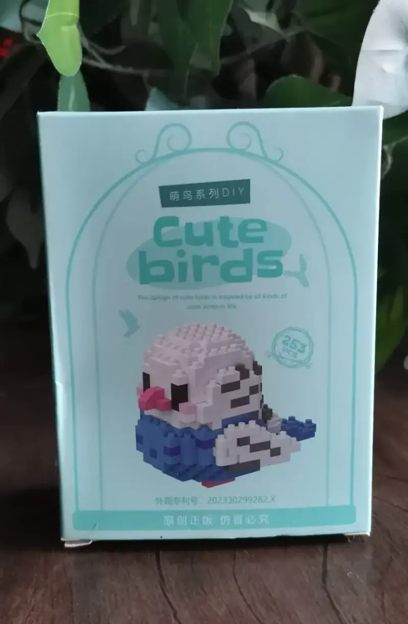 Set de construcción DIY Cute Birds 253 piezas
