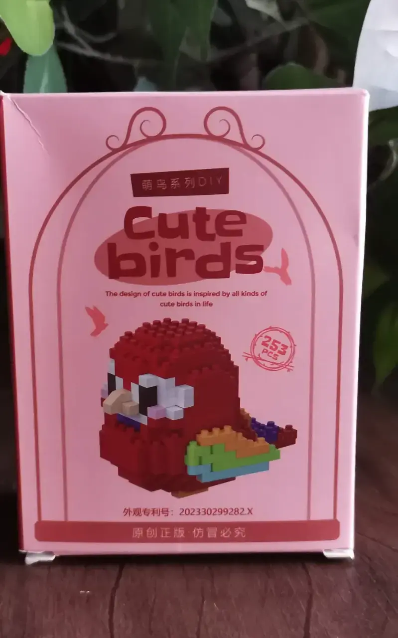 Set de bloques de construcción Cute Birds 253 piezas