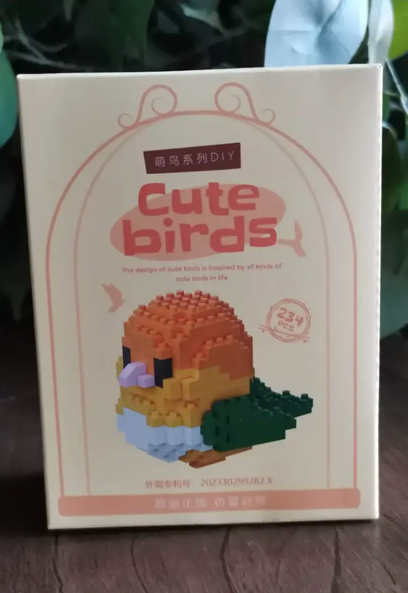 Set de bloques DIY Cute Birds 234 piezas