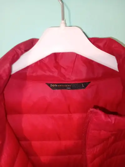 Chaqueta roja Doble Heritage para hombre - miniatura 1