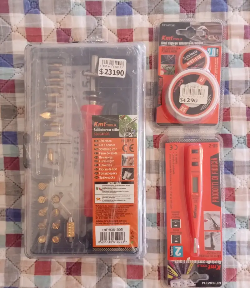 Kit de soldador Kmt Tools con accesorios