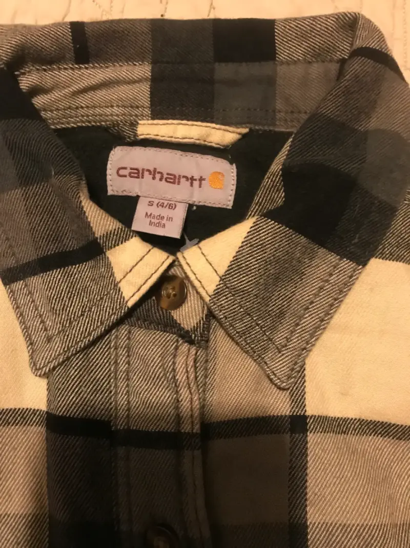 Camisa a cuadros Carhartt de franela - 1