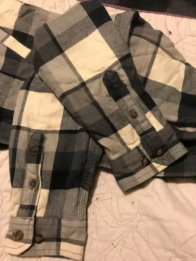 Camisa a cuadros Carhartt de franela - miniatura 3