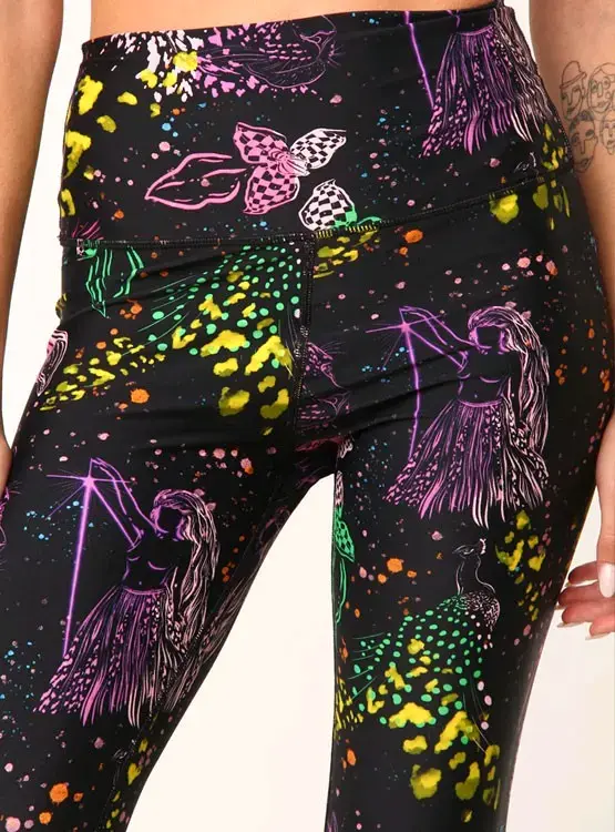 Leggings deportivos con estampado colorido - 1