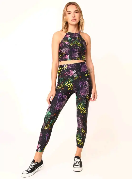 Leggings deportivos con estampado colorido - 2