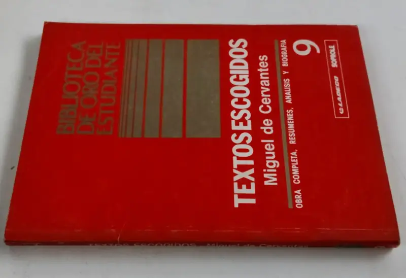 Libro 'Textos Escogidos' de Miguel de Cervantes - 2