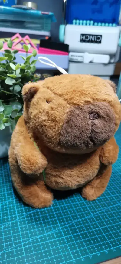 Peluche Capibara con Luz y Sonido Abeja - miniatura 1