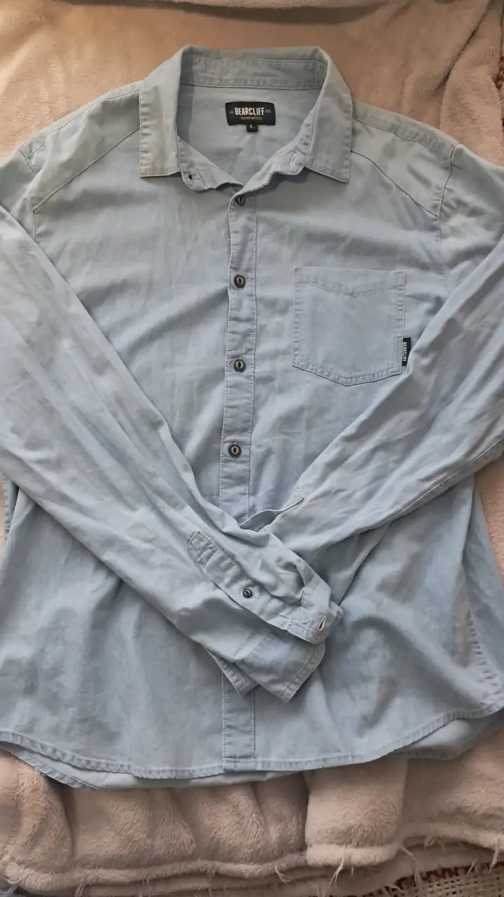 Camisa de mezclilla azul Bearcliff - 1