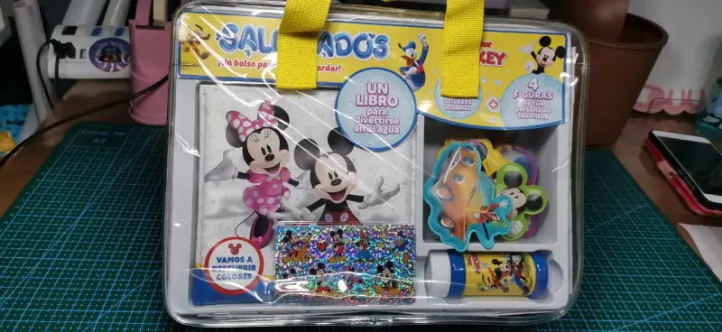 Set de actividades Disney para el baño