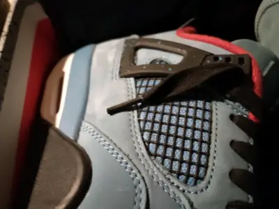 Jordan 4 travis scott blue talla 43 calidad pk - miniatura 2