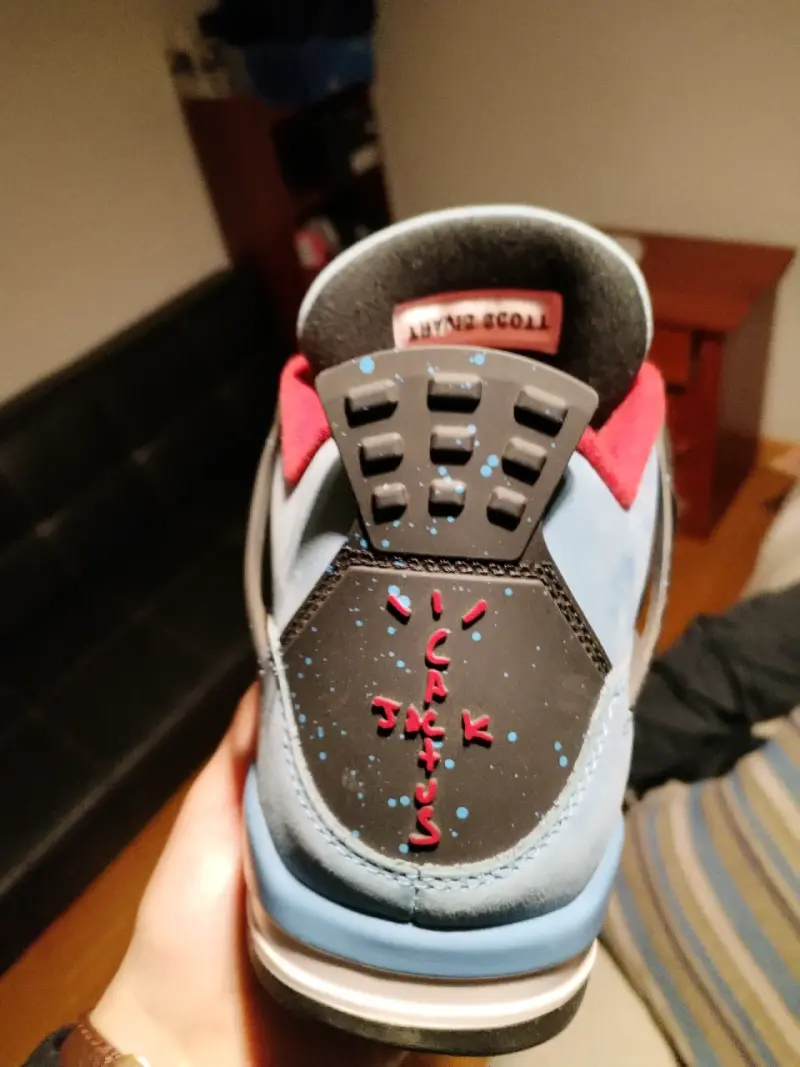 Jordan 4 travis scott blue talla 43 calidad pk - 3