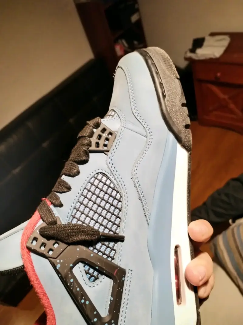 Jordan 4 travis scott blue talla 43 calidad pk - 5