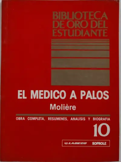 Libro 'El Médico a Palos' de Molière - miniatura 1