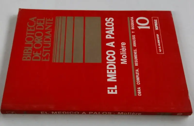 Libro 'El Médico a Palos' de Molière - 2