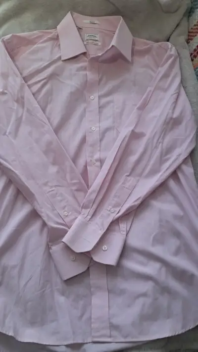Camisa formal rosada Arrow para hombre - miniatura 1