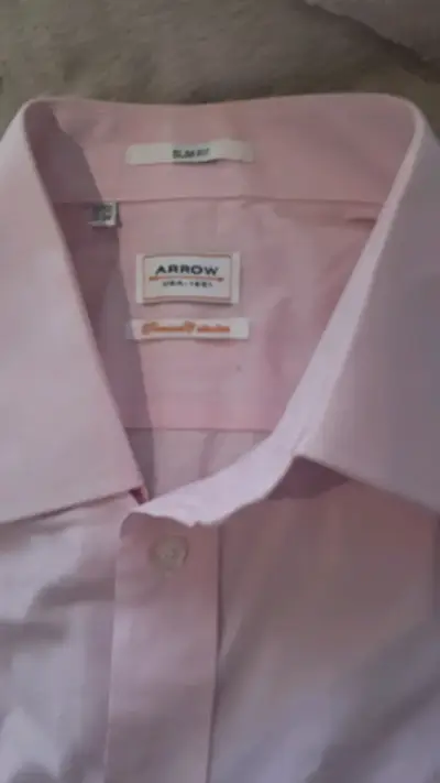 Camisa formal rosada Arrow para hombre - miniatura 2