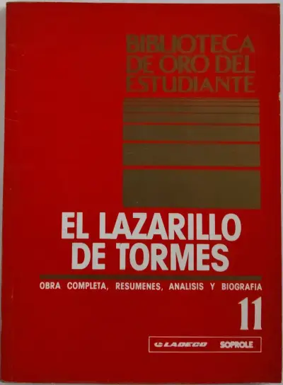 Libro El Lazarillo de Tormes - Biblioteca de Oro - miniatura 1