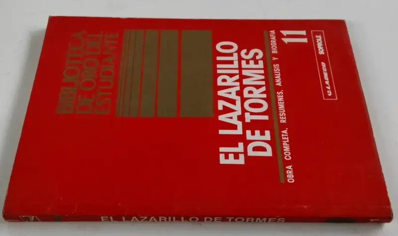 Libro El Lazarillo de Tormes - Biblioteca de Oro - 2