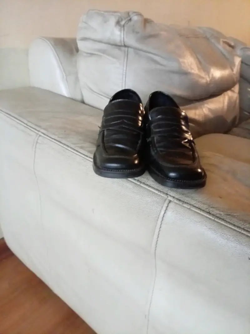 Mocasines de cuero negro tipo charol Gacel - 1