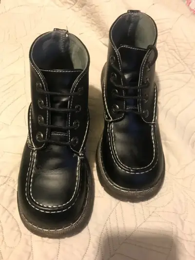 Botines  cuero negros - miniatura 2