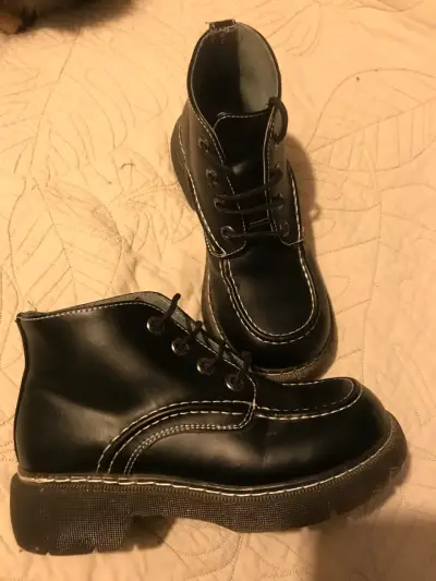 Botines  cuero negros - miniatura 4