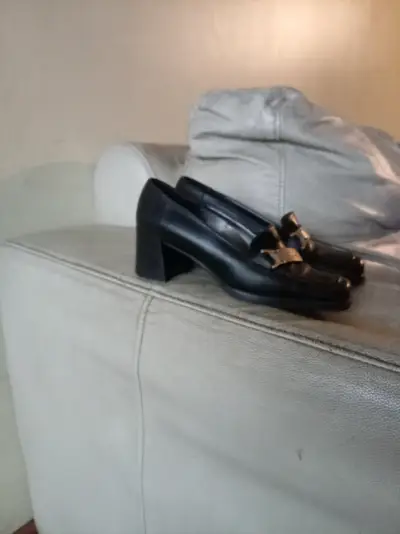 Mocasines Gacel negros de cuero - miniatura 2