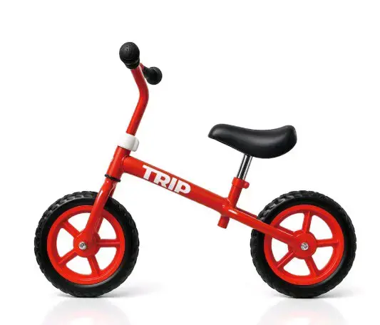 Bicicleta de equilibrio infantil roja Trip