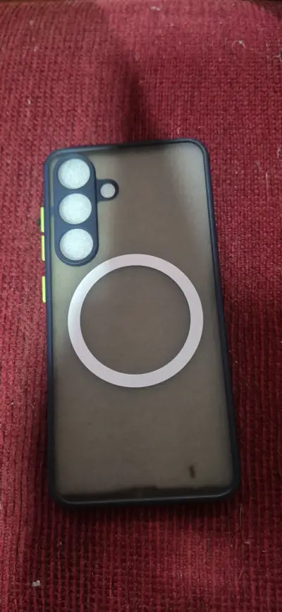 Funda protectora para celular azul y verde s25 - miniatura 2