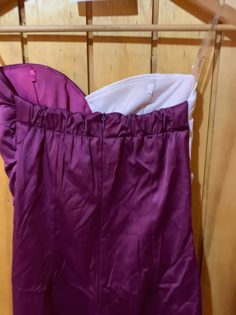 Vestido de fiesta bicolor talla 36 - 3