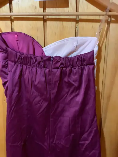 Vestido de fiesta bicolor talla 36 - miniatura 3