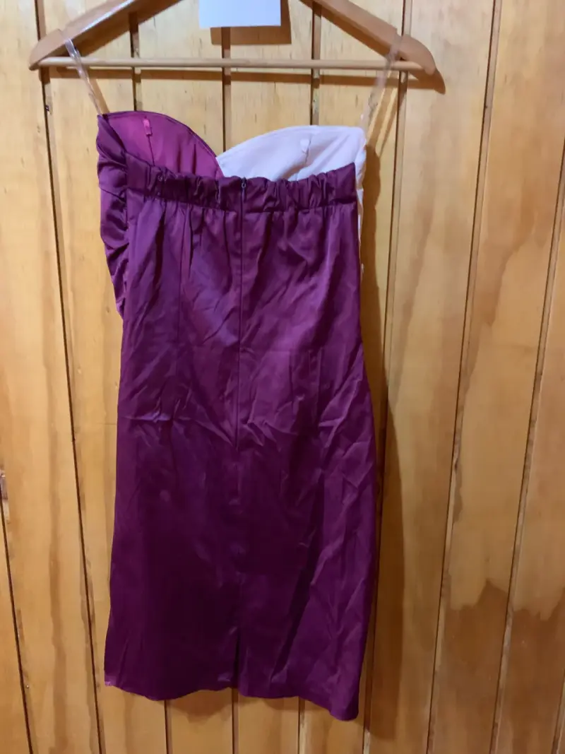 Vestido de fiesta bicolor talla 36 - 4