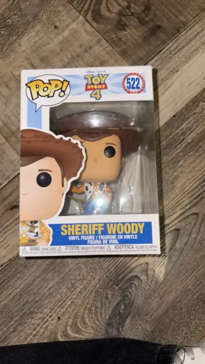 Figura Funko Pop Sheriff Woody Toy Story 4 - miniatura 1