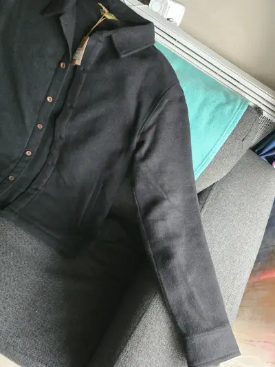 Chaqueta negra de lana Gnomo - miniatura 4