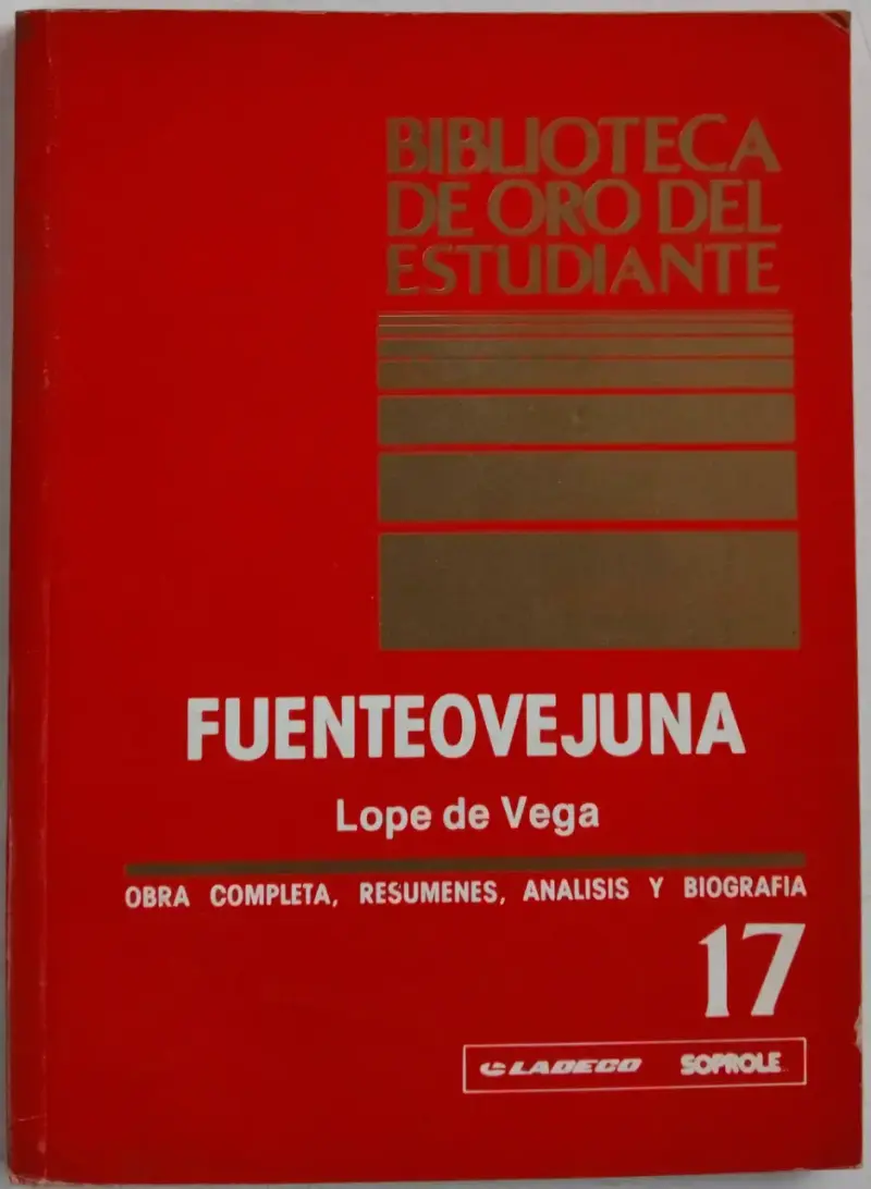 Libro Fuenteovejuna de Lope de Vega - 1