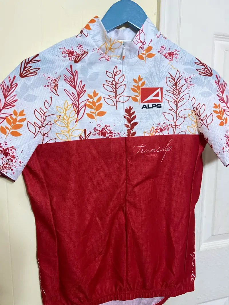 Polera de ciclismo ALPS diseño floral - 1
