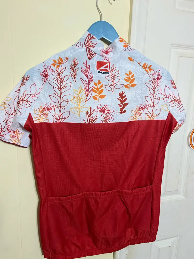 Polera de ciclismo ALPS diseño floral - 2