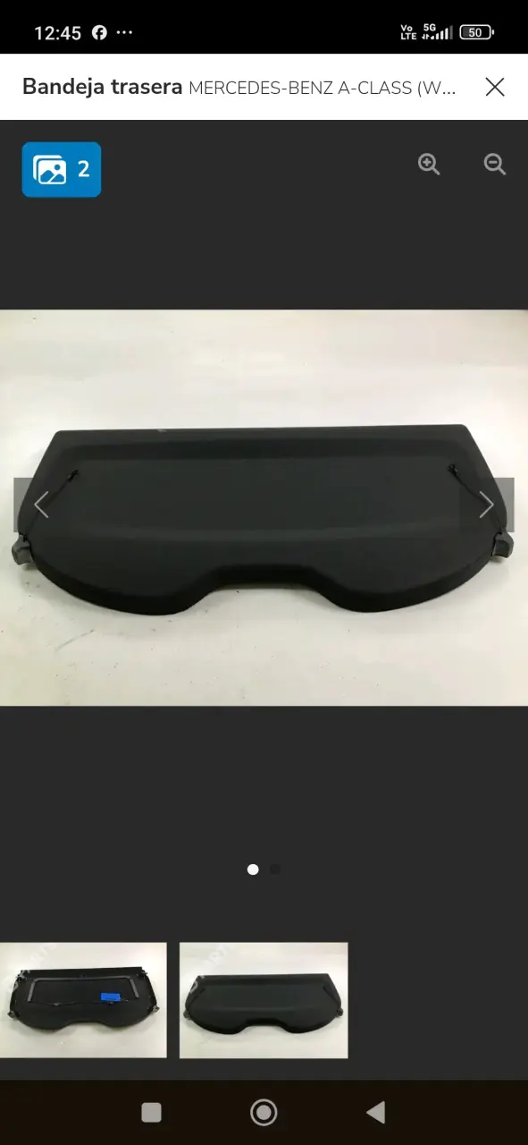 Bandeja trasera para Mercedes-Benz A-Class - 1