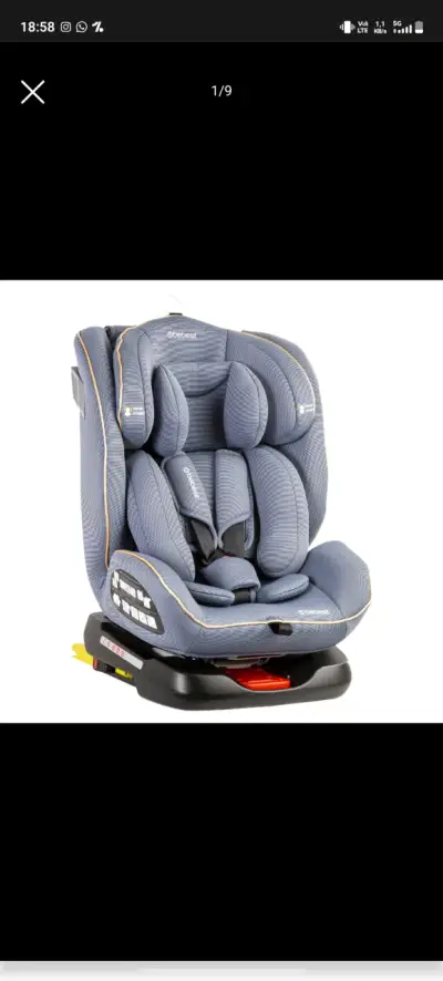 Silla de auto Bebesit gris con Isofix - miniatura 1